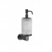 Gessi Emporio accessories Дозатор для жидкого мыла, подвесной, сатинированное стекло, цвет: Black XL. 38815#299