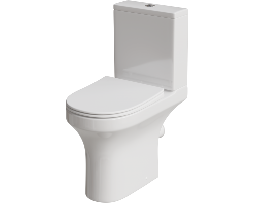 Унитаз-компакт Damixa Skyline DX35C8600SC безободковый, с микролифтом Унитаз-компакт Damixa Skyline DX35C8600SC безободковый, с микролифтом