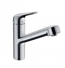 Hansgrohe Focus Смеситель для кухни, однорычажный, , на 1 отв., с выдвижной лейкой, 76см. мax., цвет: хром. 71829000