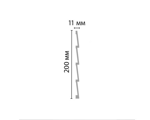 Декоративная панель DECOMASTER D321 ДМ (200*11*2900мм)