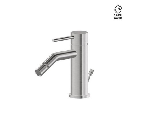 Newform X-STEEL 316 Смеситель для биде на 1 отв., с донный клапаном, излив 13.4см.,цвет: INOX. 69623X.50.050 Newform X-STEEL 316 Смеситель для биде на 1 отв., с донный клапаном, излив 13.4см.,цвет: INOX. 69623X.50.050
