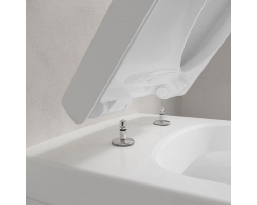 VilleroyBoch Architectura Комплект Унитаз-подвесной 37х53х33см., сиденье с функцией QuickRelease, Softclose, цвет: альпийский белый. 4694HR01