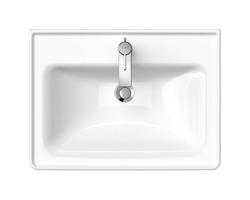 Duravit D-Neo Раковина 65х48см., накладная, с переливом, 1 отв., цвет: белый. 2367650000 Duravit D-Neo Раковина 65х48см., накладная, с переливом, 1 отв., цвет: белый. 2367650000