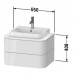 Duravit Happy D.2 Plus Тумба подвесная 65x55х40.8см, с раковиной и 2 ящиками, цвет: stone grey satin matt. 2360500000,  HP496009292,  HP031B08080