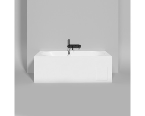 LOFO by Salini Ванна встраиваемая 170х75см, овальная чаша, материал: Solid Surface, цвет: белый матовый. UM12222