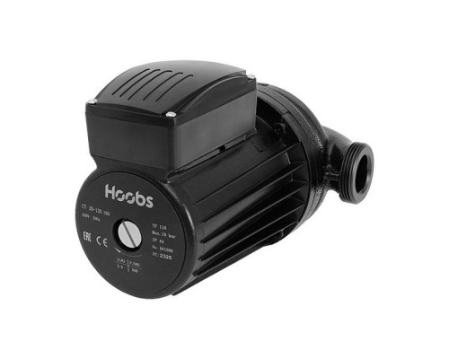 Насос циркуляционный Hoobs CT 25-120 180мм 500Вт 1х220В 50Гц (с гайками). 08108H Насос циркуляционный Hoobs CT 25-120 180мм 500Вт 1х220В 50Гц (с гайками). 08108H