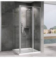 Душевой уголок Abber Sonnenstrand AG04140S-S80 80x140, профиль хром, стекло прозрачное