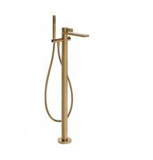 Gessi Inverso Diamantato Смеситель для ванны, напольный, с переключателем и ручным душем, цвет: Warm Bronze Br PVD. 73628#726