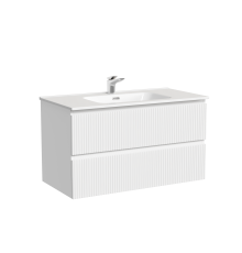 Тумба с раковиной Sancos Snob T 90, bianco, раковина CN7002