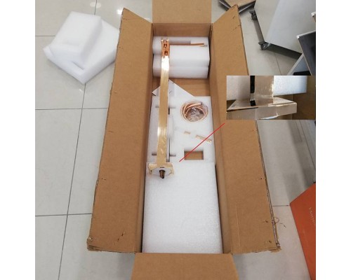 Bongio Line Смеситель напольный , излив 212 см, цвет розовое золото (уценен). 097440000,  67534OA0DPREU