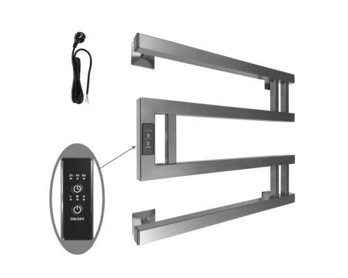 Полотенцесушитель электрический Altasan МонакоПроф 40х50 графит