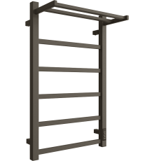 Полотенцесушитель электрический Двин Fj Plaza Neo 80х50, графит, с полкой