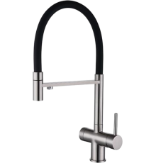 Смеситель для кухни Emar Steel ЕС - 7024 Satin