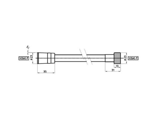 Bossini Paloma Шланг для душа 150см., цвет хром. A00167C.030.1 Bossini Paloma Шланг для душа 150см., цвет хром. A00167C.030.1