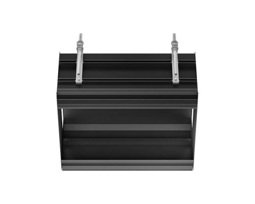 Gessi Binario Профиль линейный 460 мм, для 2 модулей, установка Shift-Fix, цвет: Black XL. 61004#299