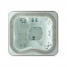 Jacuzzi Profile Минибассейн 235х211х93см, встраиваемый, с переливной решеткой, комплектация BASE, цвет акрила: Platinum. PFLP1023050