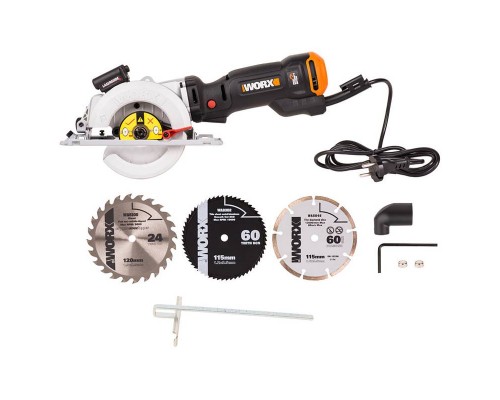Дисковая пила WORX WX437, 800Вт, 120 мм, кейс