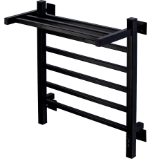 Полотенцесушитель электрический Comfysan Marte-K 60х50, с полкой, черный