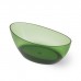 Dea Design Elegant Ванна 160x80x55см., отдельностоящая, Glasstek, прозрачная смола, цвет: Emerald R3. DD8643 1600 R3