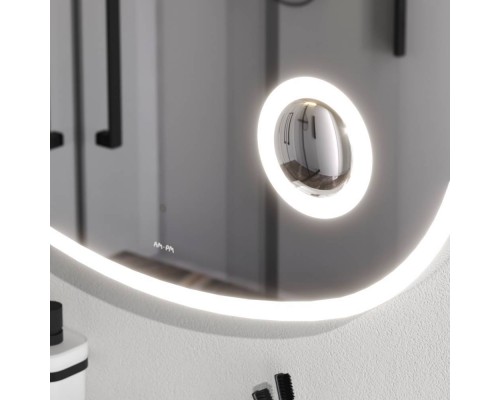 M8FMOX0803SA Зеркало с контурной LED-подсветкой, ИК сенсором и косметическим зеркалом, 80 см M8FMOX0803SA Зеркало с контурной LED-подсветкой, ИК сенсором и косметическим зеркалом, 80 см