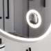 M8FMOX0803SA Зеркало с контурной LED-подсветкой, ИК сенсором и косметическим зеркалом, 80 см