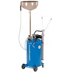 Установка для сбора масла пневматическая, 65 л, синяя NORDBERG 2379-CB