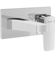 Смеситель для раковины VitrA Root Square A42738EXP С ВНУТРЕННЕЙ ЧАСТЬЮ хром