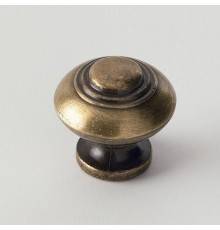 EBAN Wrought Bronze, ручка-кнопка для мебели, Цвет: бронза состаренная. FAC12PO