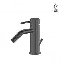Newform X-STEEL 316 Смеситель для биде на 1 отв.,  с донный клапаном, излив 13.4см.,цвет: PVD Brushed gun metal. 69623X.59.064