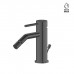 Newform X-STEEL 316 Смеситель для биде на 1 отв., с донный клапаном, излив 13.4см.,цвет: PVD Brushed gun metal. 69623X.59.064