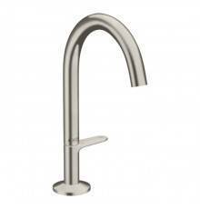 Axor One Смеситель для раковины Sel 170, на 1 отв., с донным клапаном Push-Open, цвет: сталь. 48020800