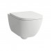 Laufen Palomba Унитаз подвесной 54х36х26.5см., безободковый смыв Rimless, покрытие LCC, цвет: белый. 8.2080.2.400.000.1