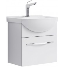 AQ Agr.01.05/1 Аллегро Тумба под умывальник подвесная, 1 ящик, белая, 446х453х290 мм Agr.01.05/1