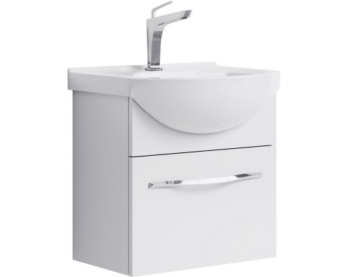 AQ Agr.01.05/1 Аллегро Тумба под умывальник подвесная, 1 ящик, белая, 446х453х290 мм Agr.01.05/1