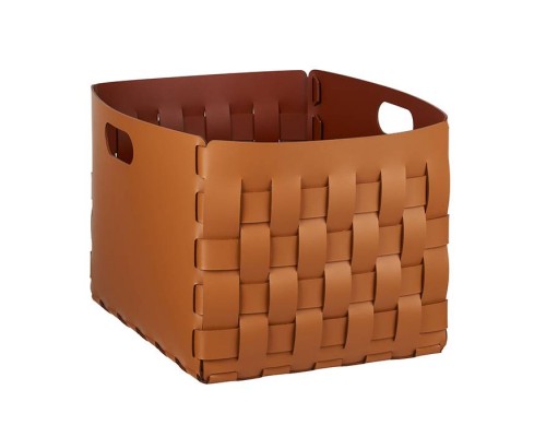 ADJ Корзинка Bottega, 35x40xH30 см., цвет: коньяк/бордо. 1048.09/30 ADJ Корзинка Bottega, 35x40xH30 см., цвет: коньяк/бордо. 1048.09/30