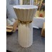 Oasis Plissegrave; Раковина 44x95 см, без отв., с донным клапаном и сифоном, цвет: золото/белый. 0PLSXXX09544003 (0PI440CEOR)