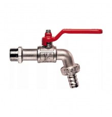 Кран шаровой Danfoss BVR-C Ду25 Kvs 12,1 м³/ч 10 бар Rp1 НР спускной с насадкой для шланга. 065B8202
