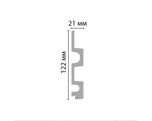 Декоративная панель DECOMASTER D302 ДМ (122*21*2900мм) Декоративная панель DECOMASTER D302 ДМ (122*21*2900мм)