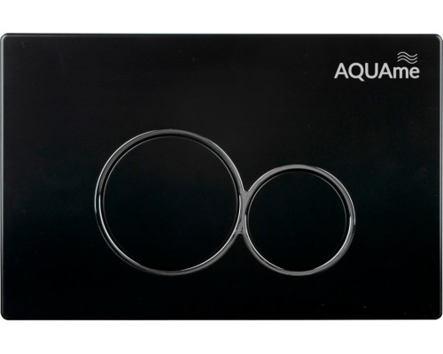 AQM4101B Панель смыва AQUAme, пластик, черный AQM4101B