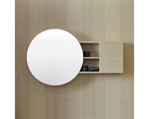 Burgbad Coco Зеркальный шкаф с подсветкой 120x70x17 см, цвет: дуб натуральный. SPIK120 L F2853