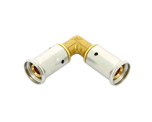 Угольник 90°, латунь пресс, 20x20, HENCO 1P-2020