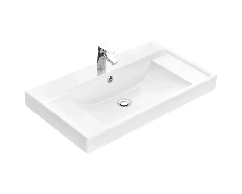 Мебельная раковина Roca Ona ZRU9307562 80x46, глянцевая белая