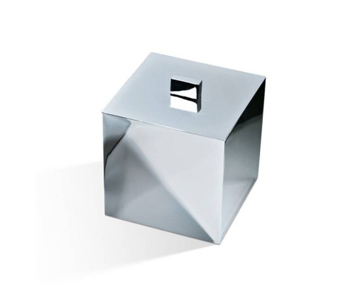 Decor Walther Cube DW 3560 Баночка универсальная 13x13x14.5см, с крышкой, настольная, цвет: хром. 0846500 Decor Walther Cube DW 3560 Баночка универсальная 13x13x14.5см, с крышкой, настольная, цвет: хром. 0846500