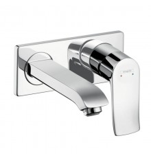 HG 31 085 000 Metris Смеситель для раковины 165 мм, настенный (внешняя монтажная часть)