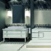 Oasis Lutetia Композиция №18 Комплект мебели напольный, 137х56хh77 см, цвет: Bianco glossy/хром.