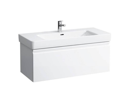 Laufen Pro S Тумба с раковиной, 101х45х39см., подвесная, 1 ящик, цвет: белый матовый. 8.1396.6.000.104.1,  4.8355.2.096.463.1