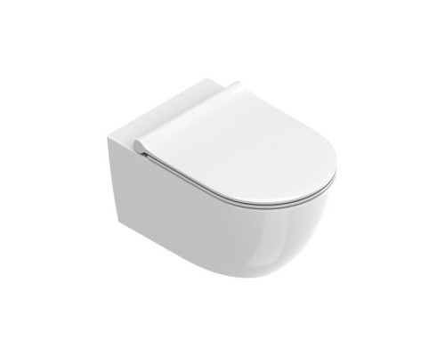 Catalano Sfera Унитаз подвесной 55х35см., безободковый, цвет: белый глянцевый. 0511550001,  9056060000