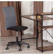 Компьютерное кресло TetChair Start флок черный 35, ткань серая W-12