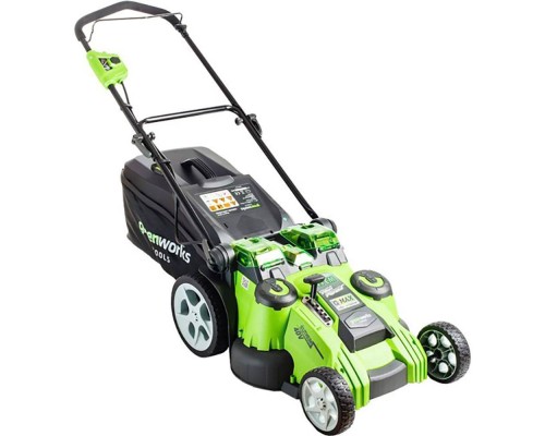 Газонокосилка аккумуляторная Greenworks G40LM49DB Twin Force (без АКБ и ЗУ) Газонокосилка аккумуляторная Greenworks G40LM49DB Twin Force (без АКБ и ЗУ)