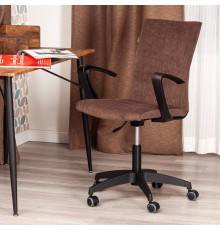 Компьютерное кресло TetChair Spark флок, коричневый 6